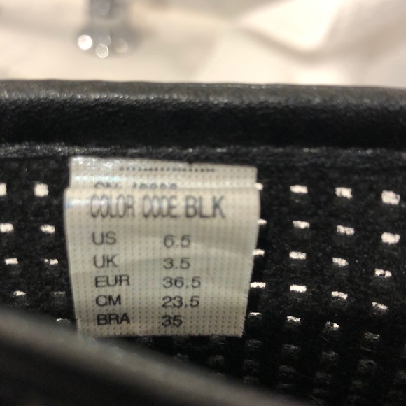 Skechers Black Leather Boot Suede Top Size 6.5 - Picture 6 of 7